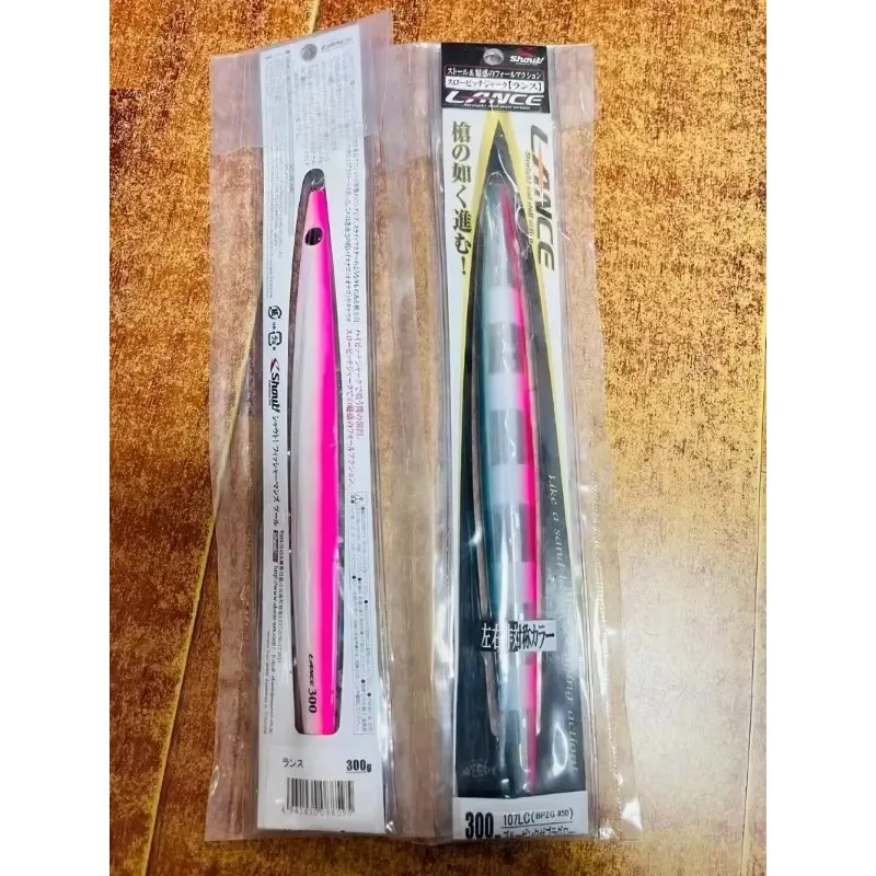 SHOUT Sha Sha Mai 300g LANCE Night Glow Chapter Red Quick Draw Sinking Iron Plate Bait Imported from Japan