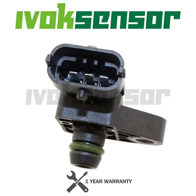 Sensor de mapa de admisión, Colector de presión de aumento de aire, Drucksensor para Siemens Wuling HongGuang HongTu GuangRong B12 F01R00E011