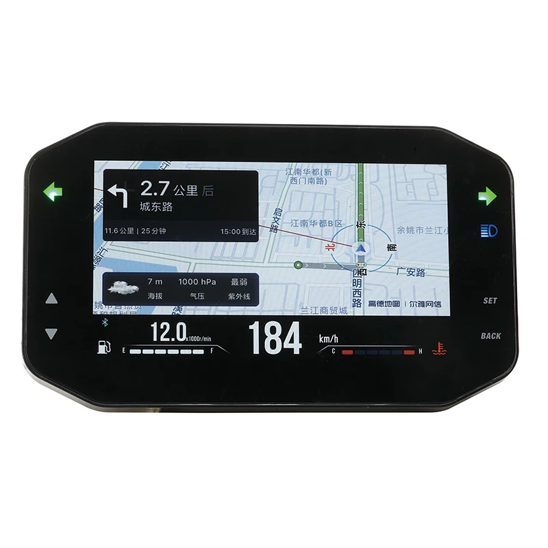 

New Black Digital Speedometer Odometer for Motorcycles with Backlight