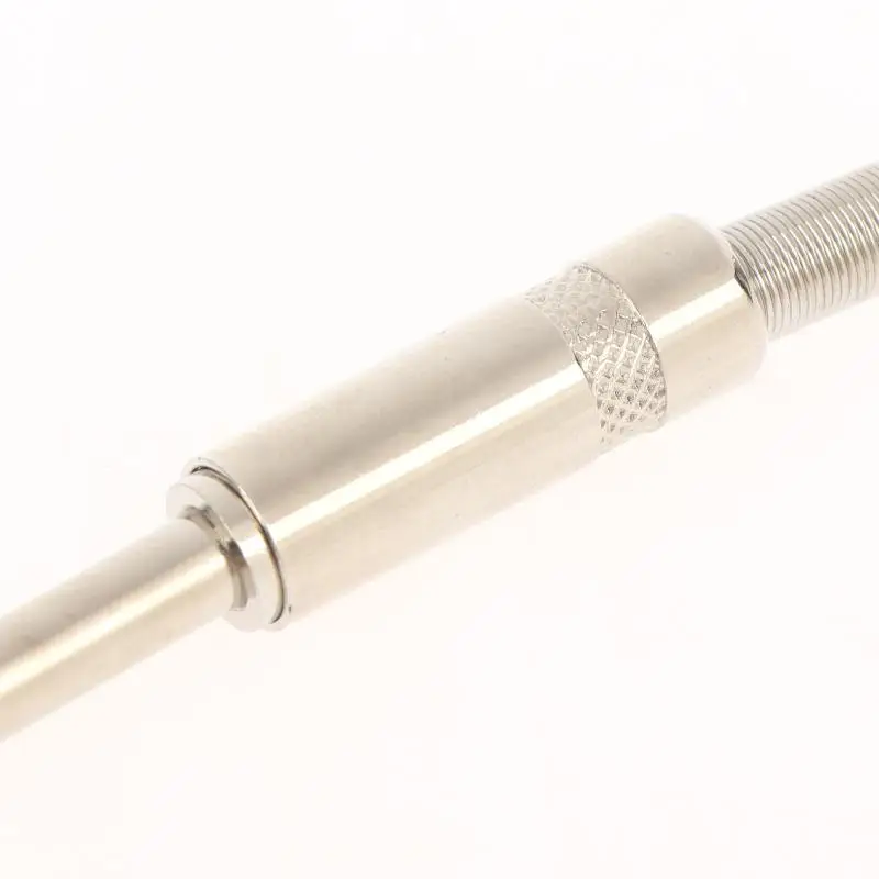 2Pcs 6.35Mm 2 Pole Mono Amplifier Plug Stereo Metal Microphone Jack Audio Connector For KTV Sound System Instrument Cable