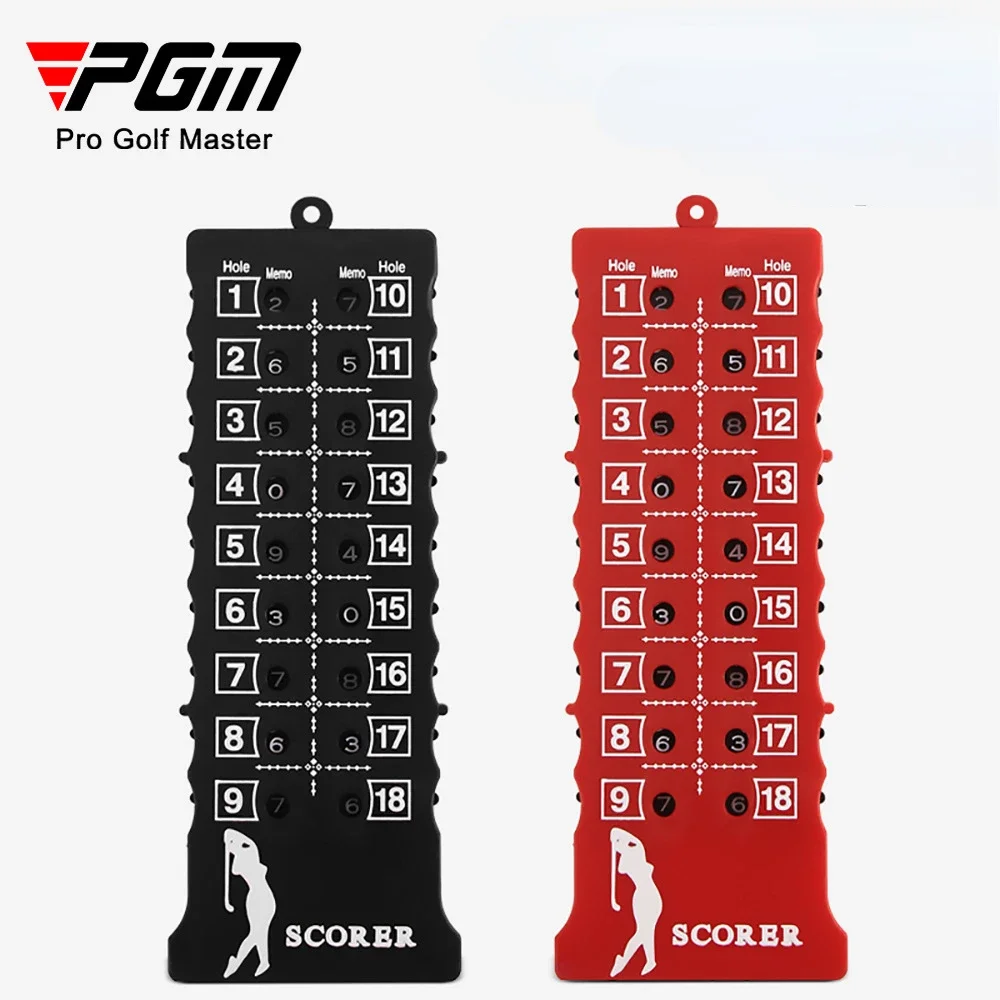 PGM 18 Hole Golf Stroke Putt Score Card Counter Indicator with Key Chain Golf Score Counter Black Hot JFQ002