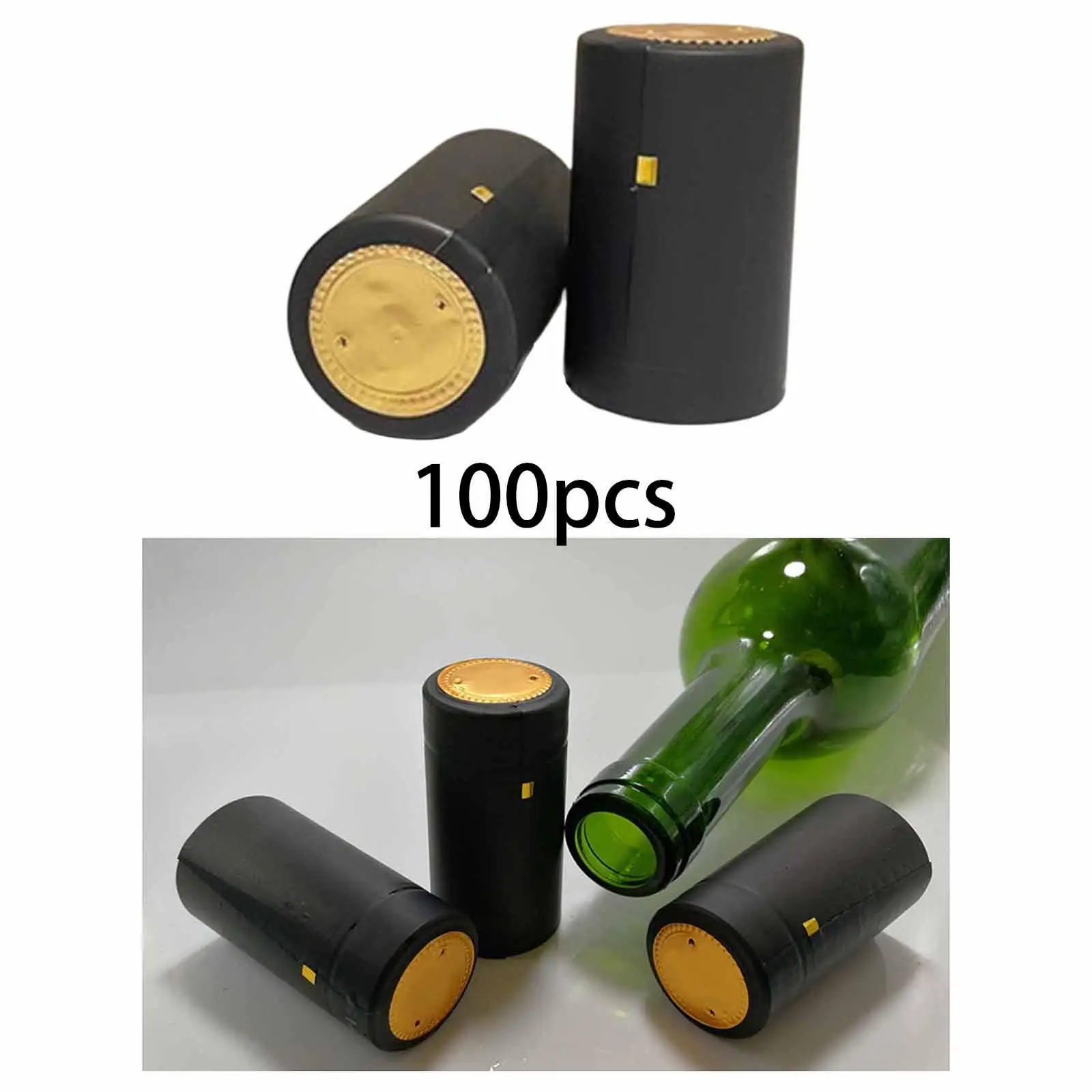 Home DIY PVC Wine Bottle Shrinkable Capsules Lightweight Sealing Sleeves Decorative Cover for Bar Storage