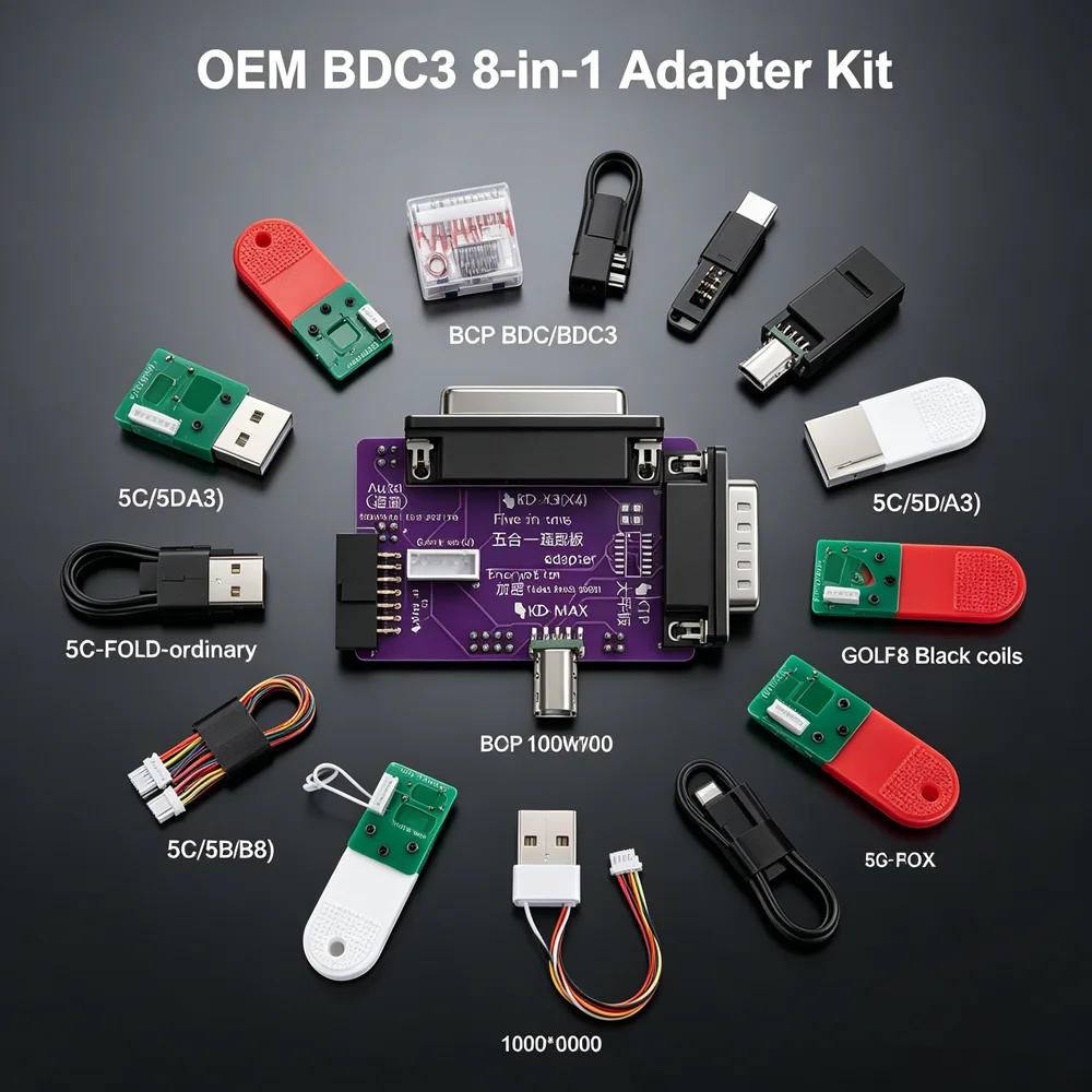 

2026 OEM BDC3 All-in-one Adapter for Connecting XHORSE, AUTEL, KEYDIY, KYDZ Devices