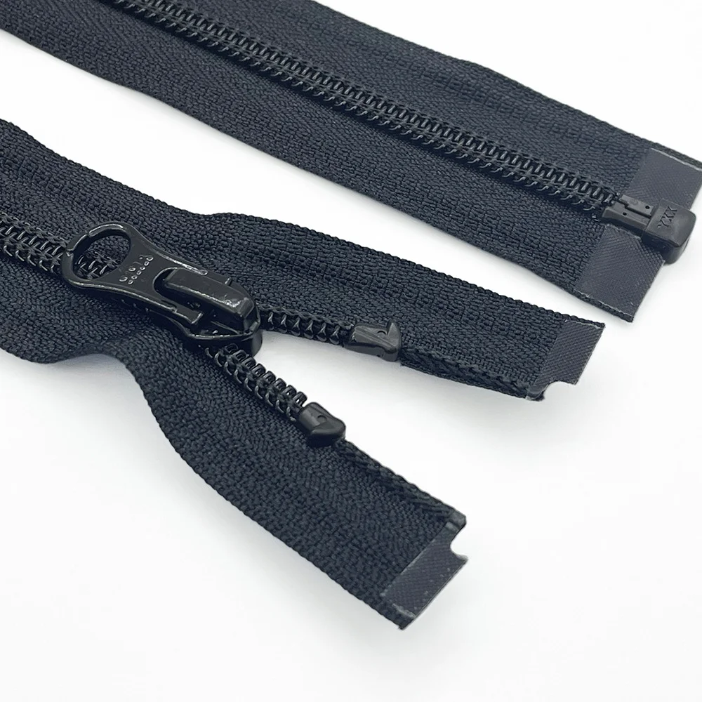 30pcs/Lot 5# 55 To 90cm Ykk Coil Nylon Zipper Black Single Open Down Kids Man Jacket Sleeping Bag Tailor Sewing Accessory