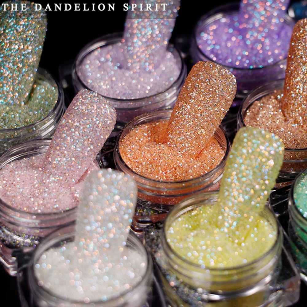 12 boxes/set Iridescent Sugar Nail Glitter Powder Sparkly Candy Color Nail Powder Sugar Effect Nails Art Decoration DIY Manicure