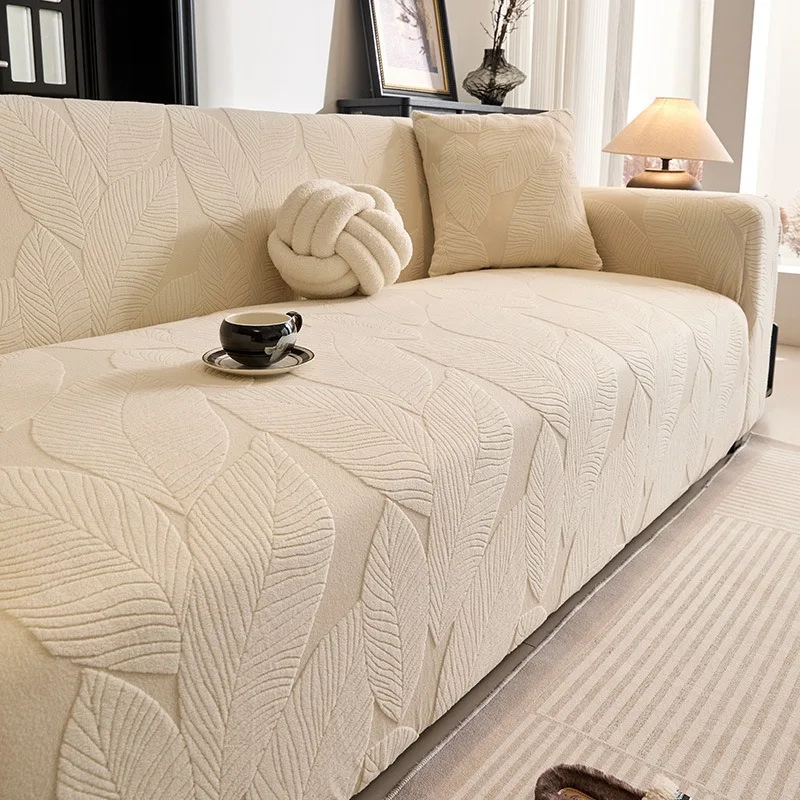 Sofa Cover for Living Room Thick Jacquard Elastic All-Inclusive Couch Cover Stretch L-shaped Corner Sofa Slipcovers