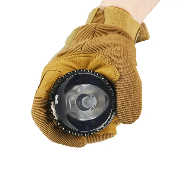 L19 2.0 Best Flashlight with Black Warrior Style,White LED Max Output 2200 Lumens and Throw 1083 Meters Illumination