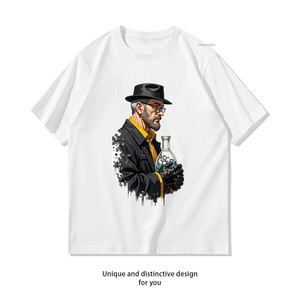 Breaking Bad Chemistry Master  Casual Cotton Short Sleeve Tee for Men Women