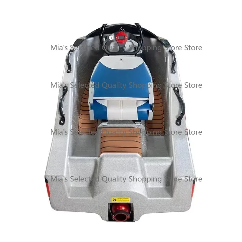 52KM/H Electric Jet Boat Kart for Adults Mini Jet Boat for Lake River Sea and Ocean Rowing Boat