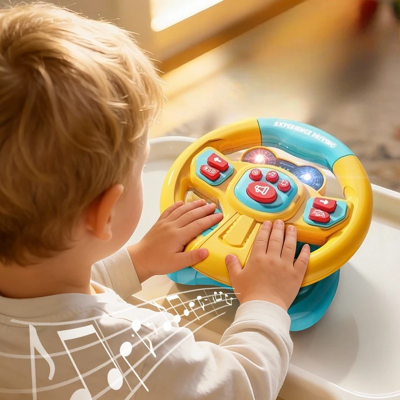 Car simulation steering wheel, racing simulation driving puzzle toy