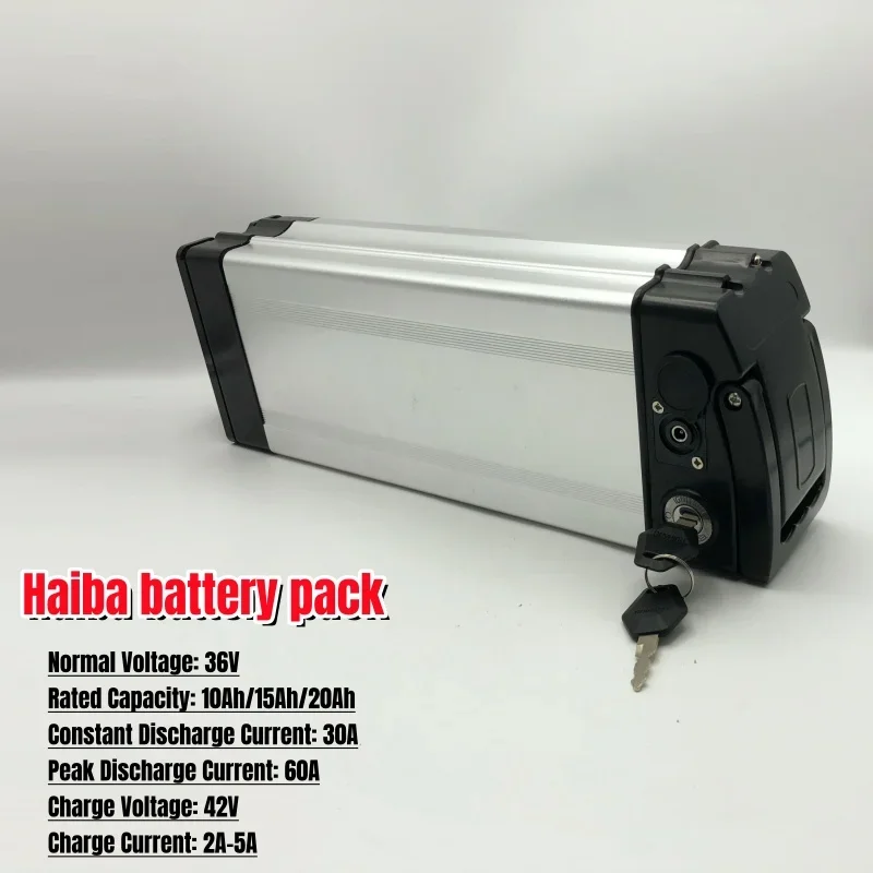 Haiba-リチウムイオン電池,ポータブル,hengmilo mx20用の大容量,36v,10ah,10000mah