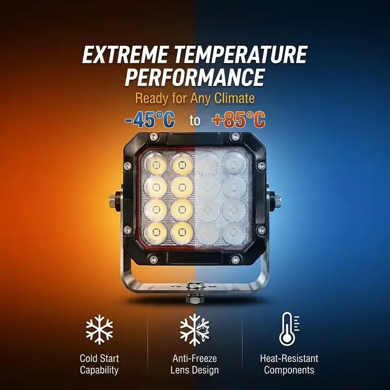 High Lumen Vibration Flood Light for Mining Equipment Site Construction Safety Heavy LED Mining Light