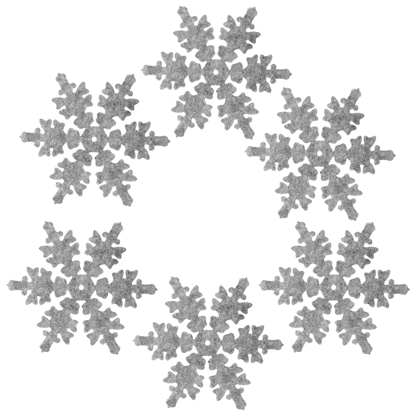 

8Pcs Snowflake Cup Mats Heat Resistant Christmas Coasters Decorative Drink Placemat Table Protector Christmas Party Supplies