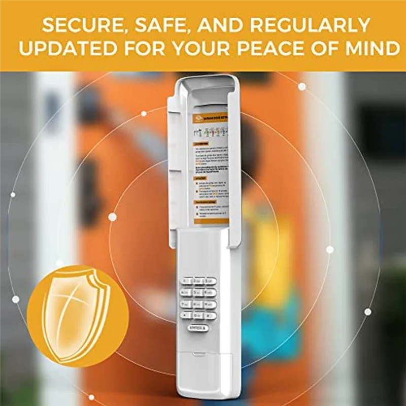 Universal Garage Door Keypad, Garage Keypad Opener, Garage Door Keypads & Remotes for Use with 315MHZ or 390MHZ Openers