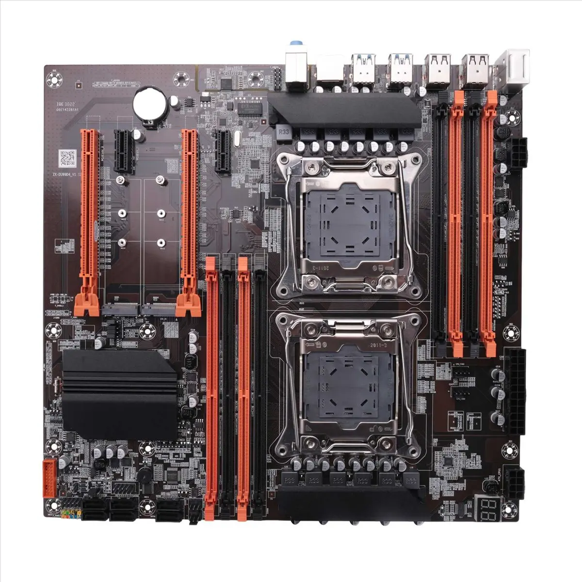 ~【A167Z】X99 Motherboard LGA 2011-3 Support Dual CPU DDR4 Support 8X32G Memory for LGA 2011-3 Xeon E5 Series