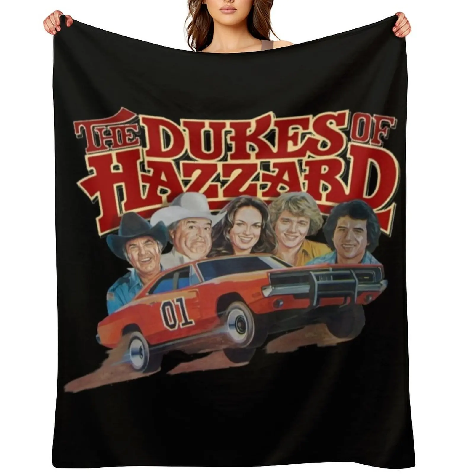 

Dukes Of Hazzard T-ShirtDukes of Hazzard and General Lee Throw Blanket Nap Summer Luxury For Baby Blankets