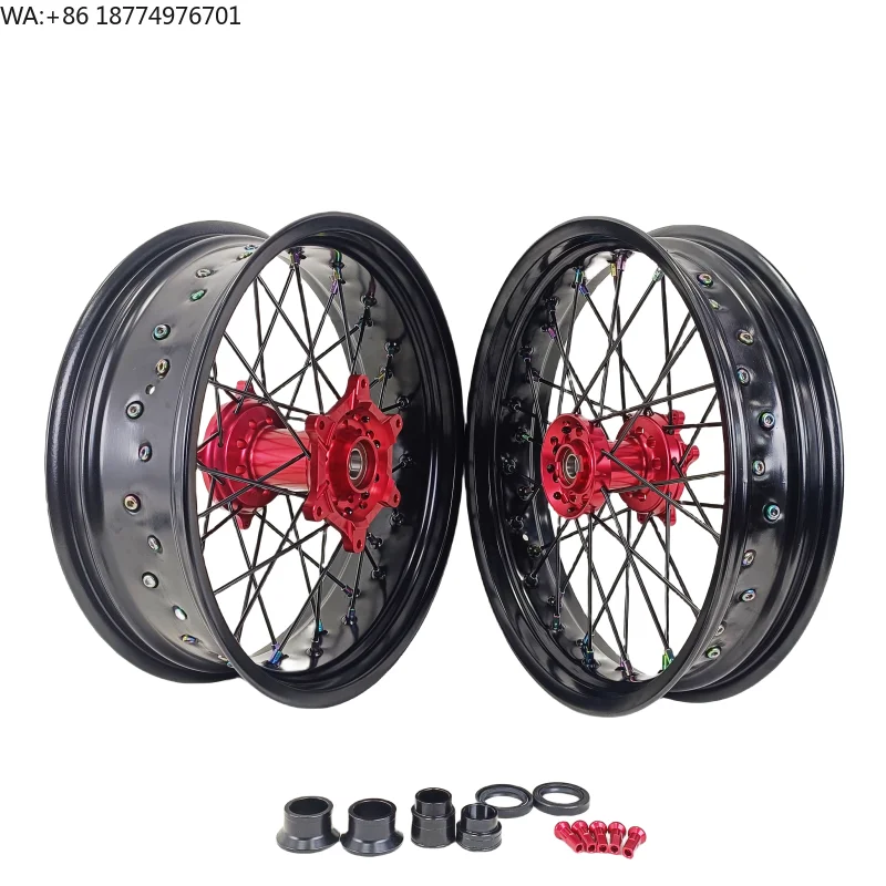 

Supermoto Motorcycle Spoke Rims Wheels Sets for KTM