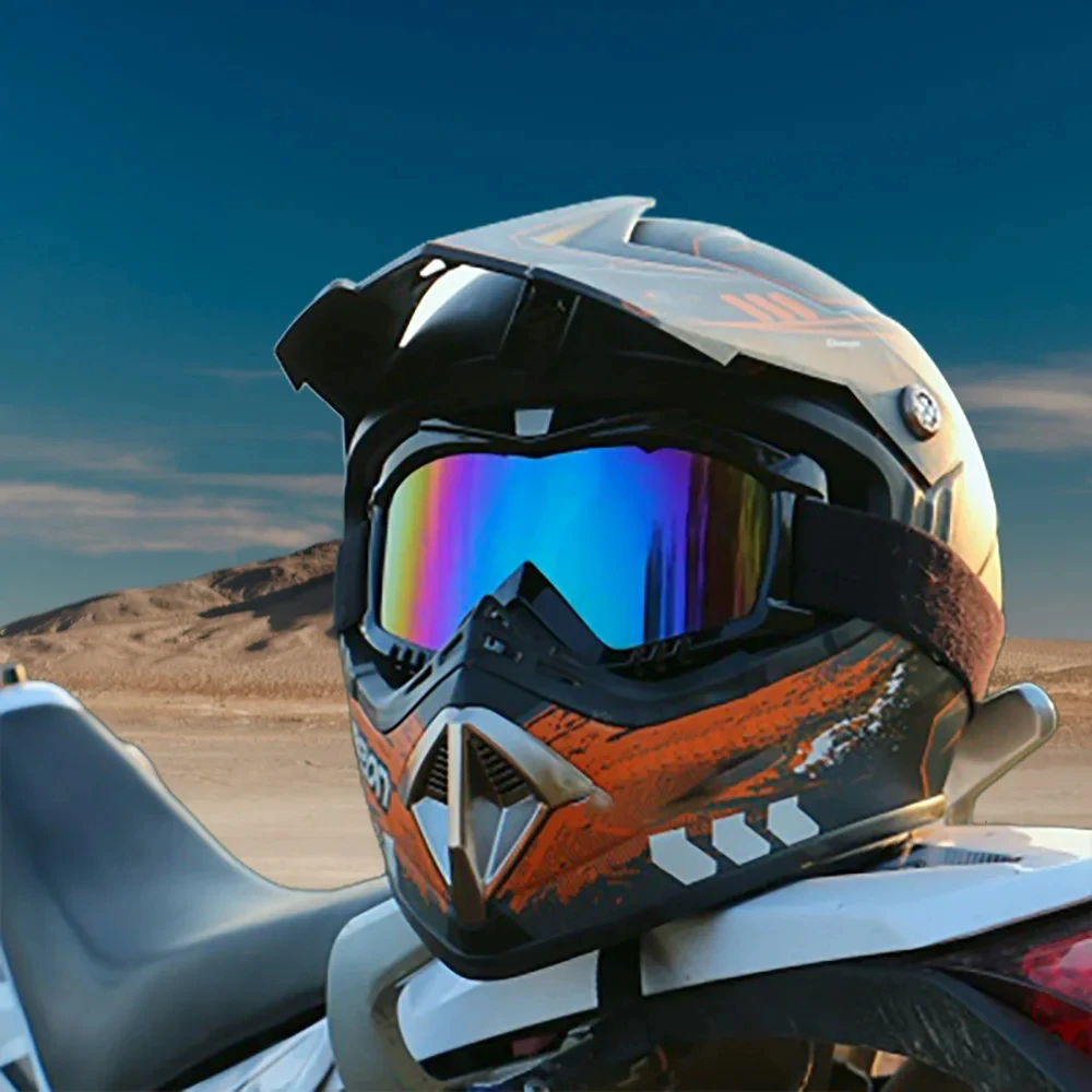 Windproof Dirt Bike Motorcycle Goggles Outdoor Dustproof Motocross War Game Hunting Cycling Mounteering Goggles