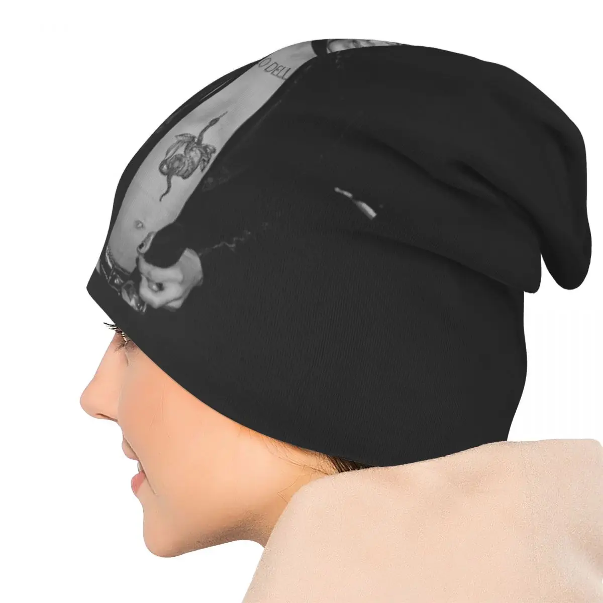 داميانو ديفيد مانيسكين Skullies قبعة حريمي دافئة الخريف الشتاء في الهواء الطلق قبعة محبوك بونيه قبعات للرجال النساء الكبار