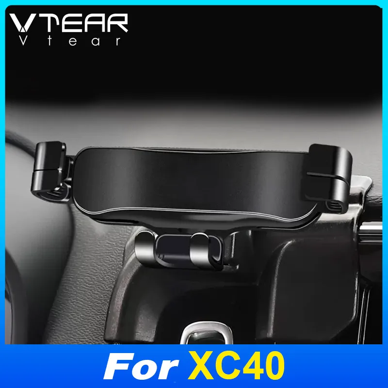 

Vtear Phone Holder Front Air Outlet Support Decoration Car Dashboard Tablet Clip Mount Interior Accessories For Volvo XC40 20-24