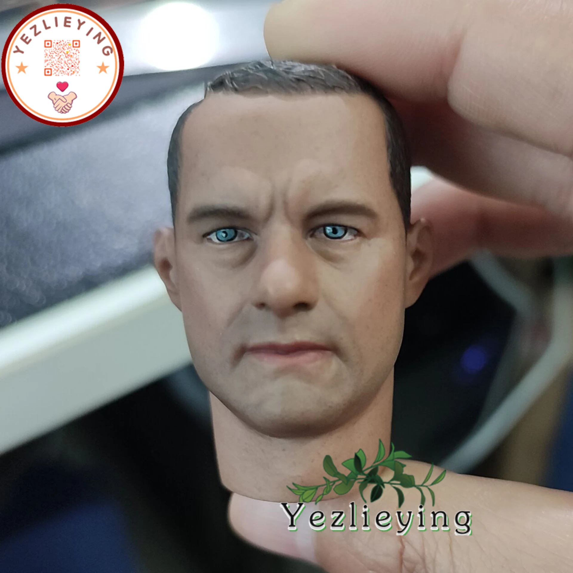 Headplay 1/6 Male Head Sculpt HP-0095 TOM Hanks Male Head Sculpture Carving Model Fit 12