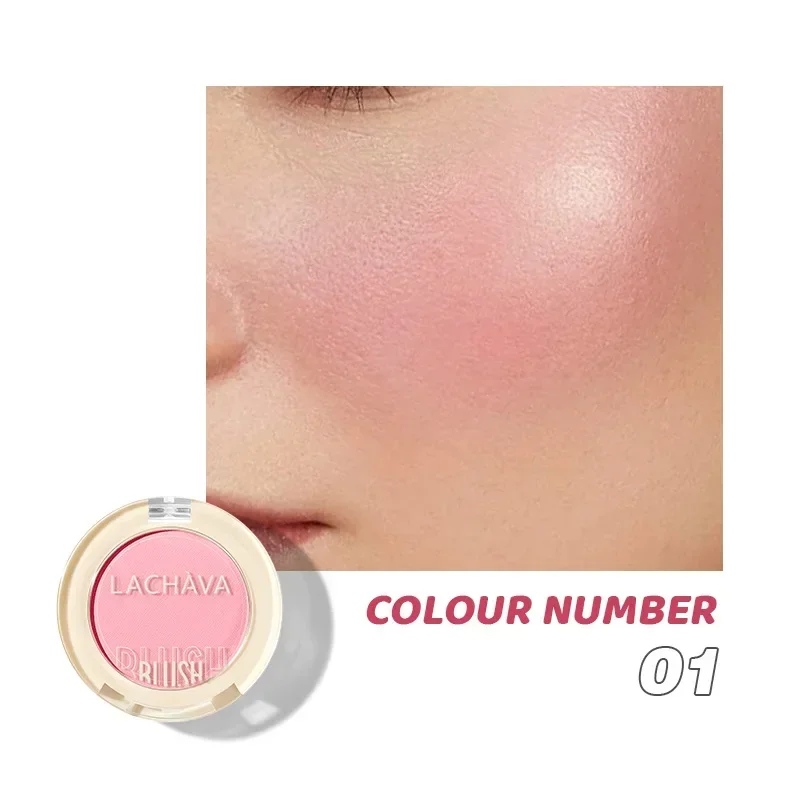 High Quality Single Color Blusher Matte Nude Highlight Blushe Makeup 12 Colors Pearlescent Glitter Blush Natural Rouge Cosmetics