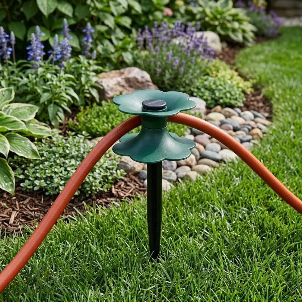 For Keeping Hoses Out Of Flower Beds Hose Spike Stand Holder Sturdy Garden Hose Guide Stakes Easy Ground Insertion