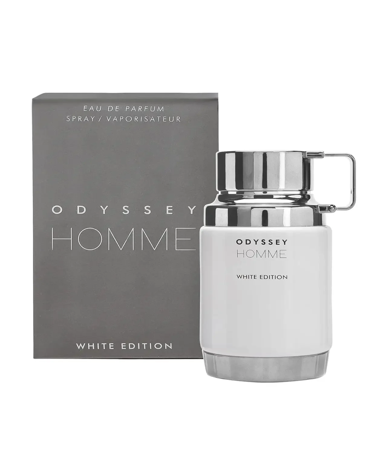 عطر Armaf Odyssey Homme White Edition EDP 100ml - كولونيا خشبية طازجة تدوم طويلاً للرجال، هدية عيد الميلاد الفاخرة