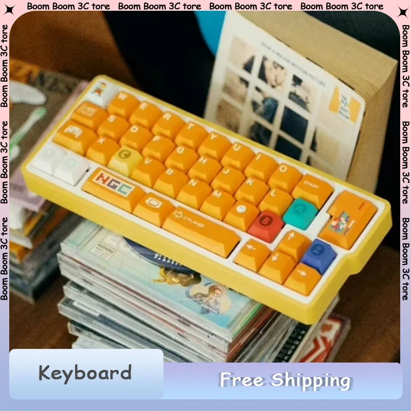 

Enter Qaz Mini Keypad Kit 40key Tri Mode Wireless Gaming Keyboards Ergonomics Custom VIA RGB Hot Swap 3D Printing PC Accessories
