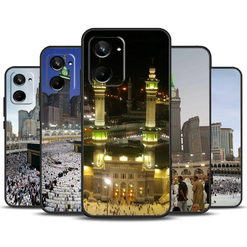 Holy Mosque Makkah For Realme 11 12 Pro Plus 9 10 GT5 GT3 GT Neo5 C35 C31 C30 C33 C51 C53 C55 C21Y C25s Case