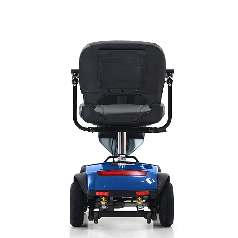 Auto-Folding 4 Wheel Power Mobility Electric Scooter Lightweight Foldable Handicap Seniors Scooter Digital Smart for Elderly