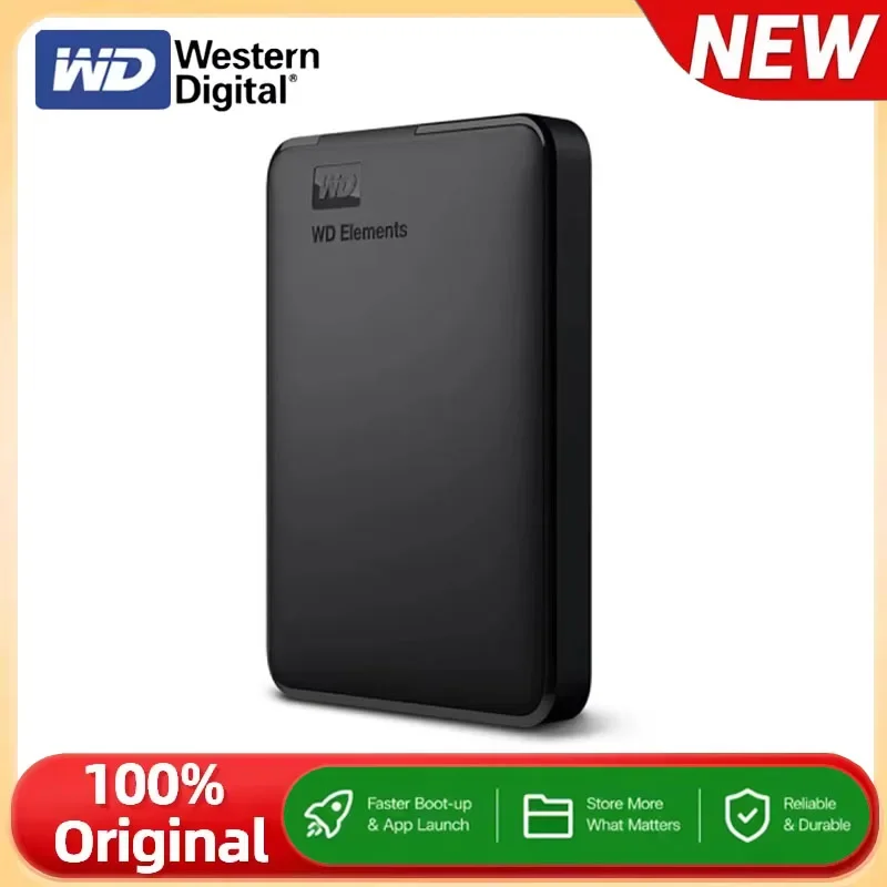 WD Western Digital Mobile Hard Disk 6TB 5TB 4TB 2TB 1TB External HDD 2.5" Hard Drive Large-capacity Mechanical USB3.0 Hard Drive