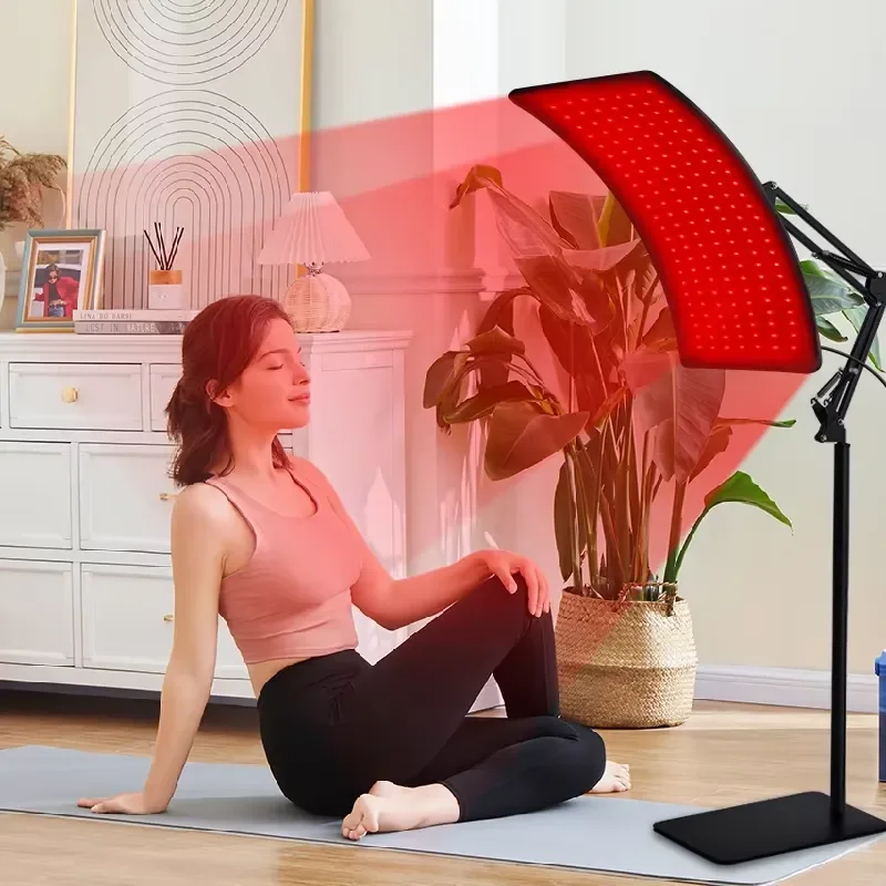 168 LED Red Light Therapy Belt for Multi-Device Use 630nm 850nm 470nm with Stand and Acrylic Mounting Brackets