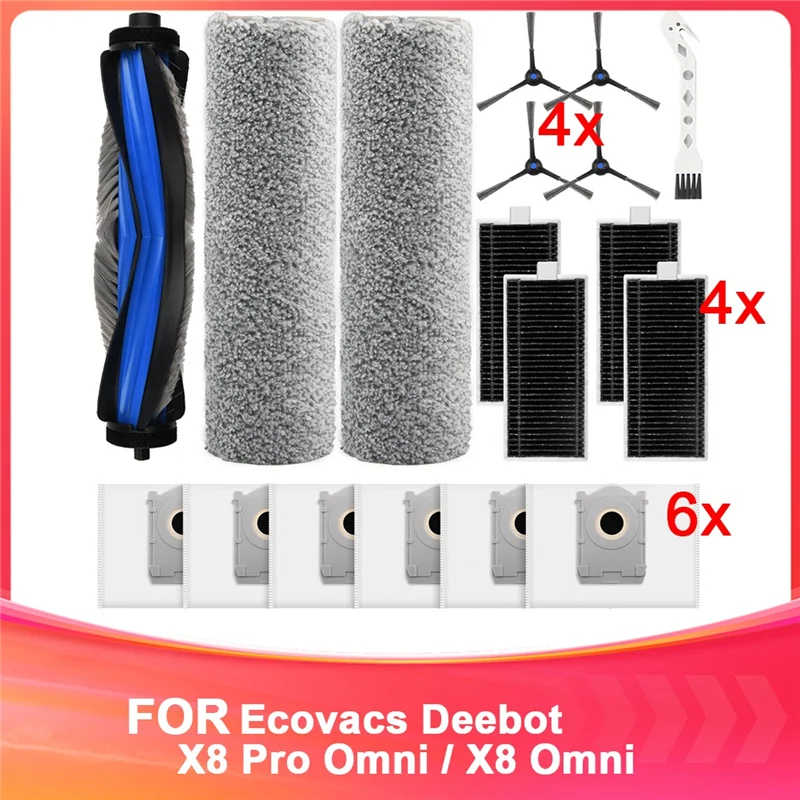 Kit de accesorios A39M para Ecovacs Deebot X8 Pro Omni para Ecovacs Deebot X8 Pro Omni cepillo de vacío