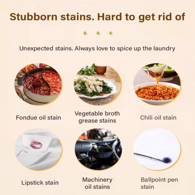 

King Deep Stain Remover Активный ферментный очиститель одежды Глубокий очиститель