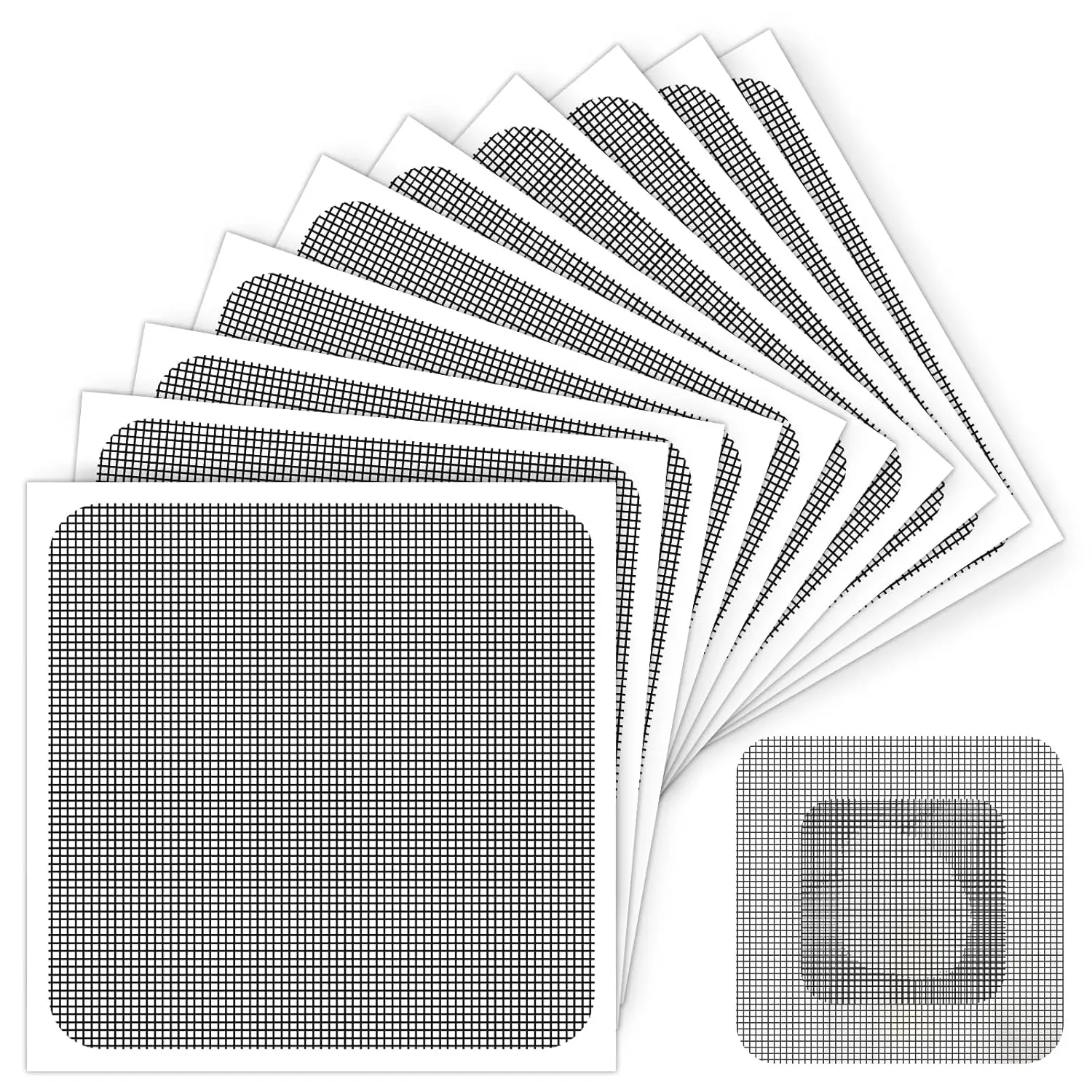 Window Screen Repair Patch, 10 Patches, 4