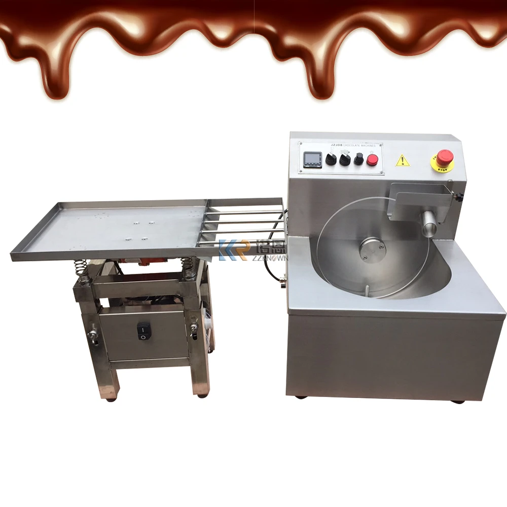 Continuous Chocolate Tempering Machine Chocolate Warm Holding Tank Commercial 8kg With Shaker