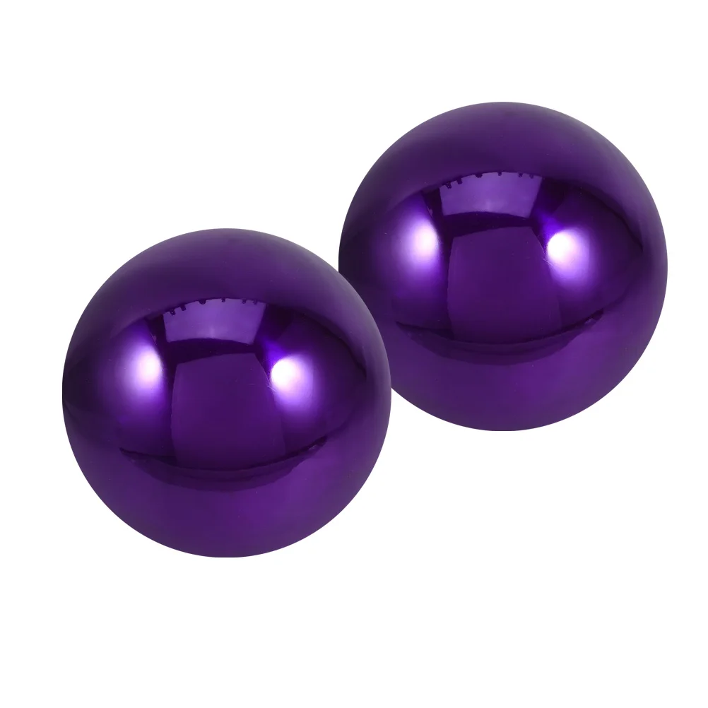 

2Pcs Mirror Reflective Stainless Steel Gazing Spheres Shiny Globe Outdoor Decor Garden Patio Lawn Yard Statue Kitchen