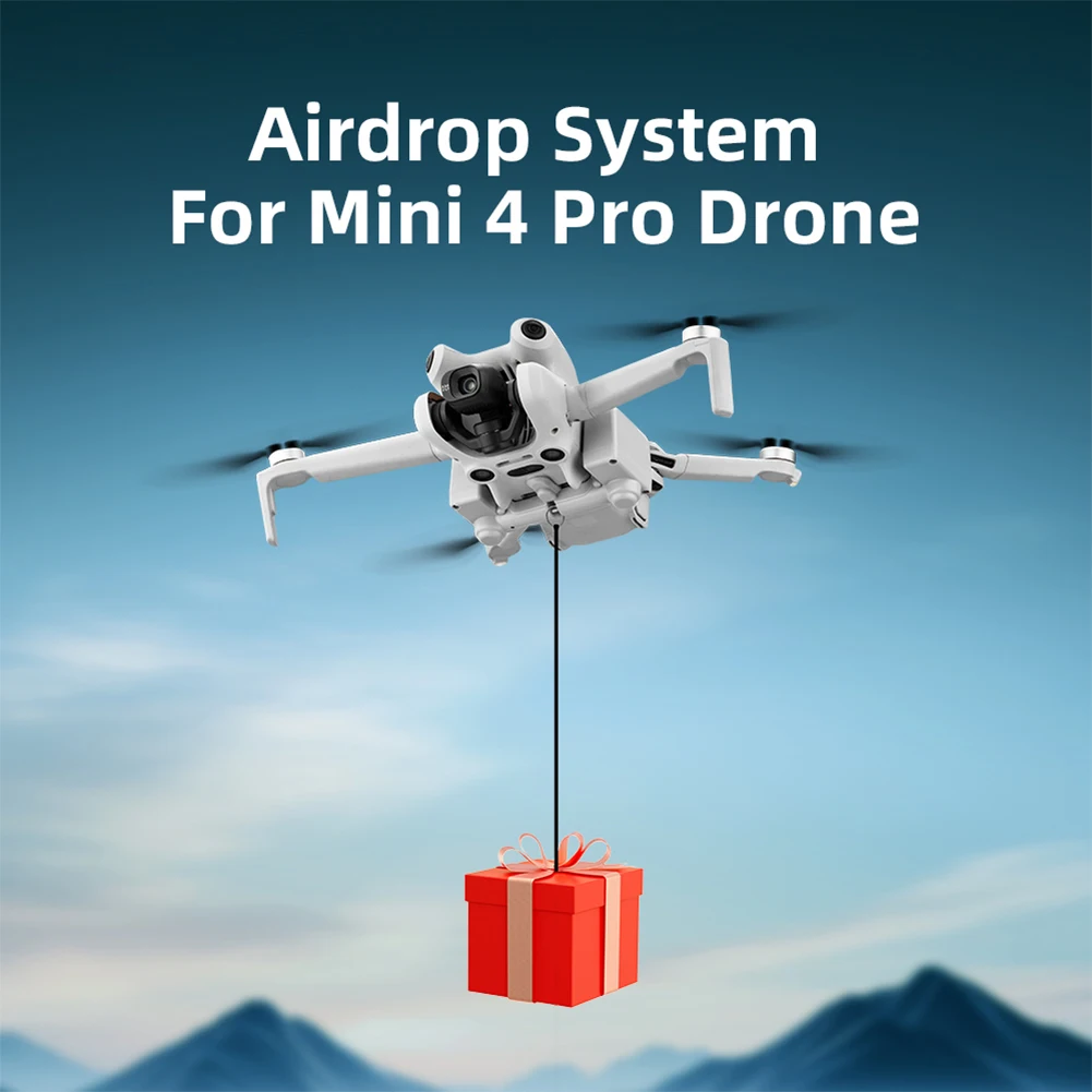 Sistem Jatuh Udara Umpan Pancing Hadiah Pernikahan Drone Perangkat Jatuh Udara Drone Sistem Pelempar Jatuh Udara untuk Aksesori DJI Mini 4 Pro