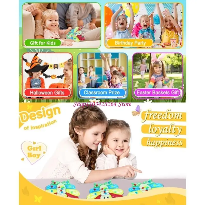 لعبة فرز لون الفراشة الملونة للعب الممتعة الحسية واللعب التعليمي تحسين المهارة الحركية