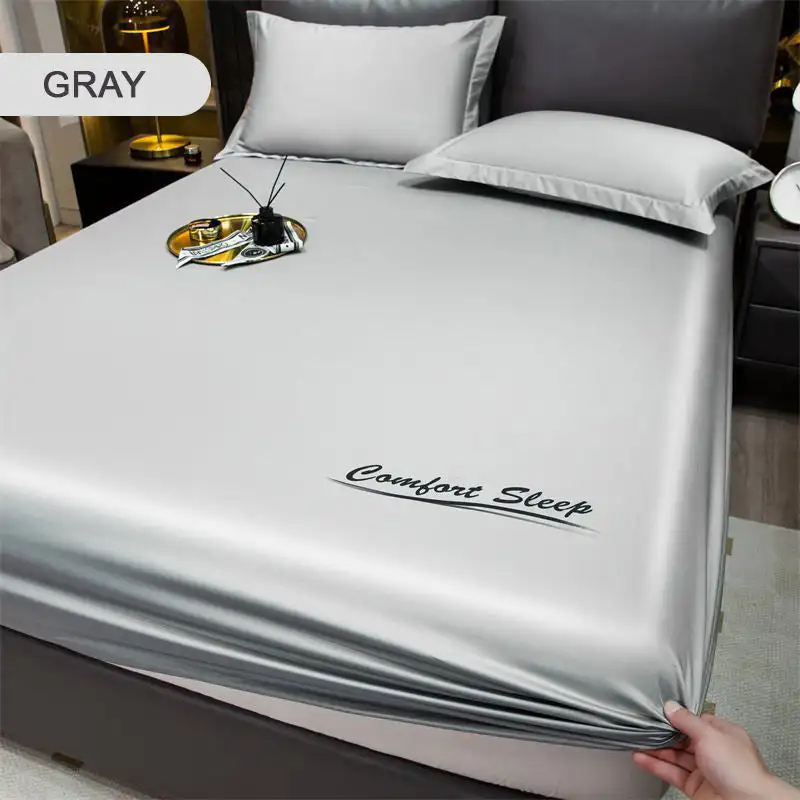 Imagem -03 - Ice Cooling Silky Bed Sheet Capa de Travesseiro Suave Cooling Comforter Soft Cool Color Cobertor de Verão