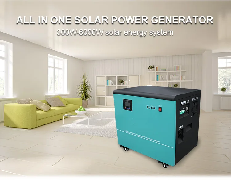outdoor use 3kw solar bank generator built-in Lifepo4 portable solar generator