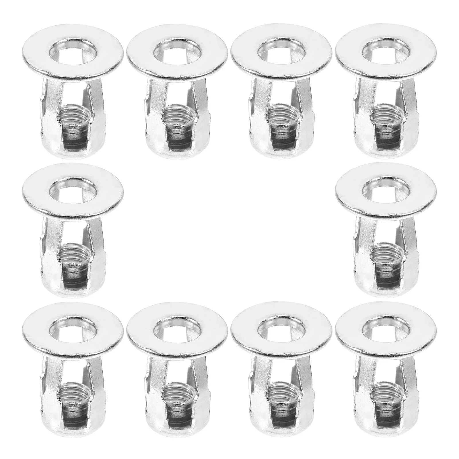 

25 Pcs Rivet Nut Inserts 11x20 Threaded Expansion Petal Nuts for Metal Lantern Screw Anchors Plastic Small Set