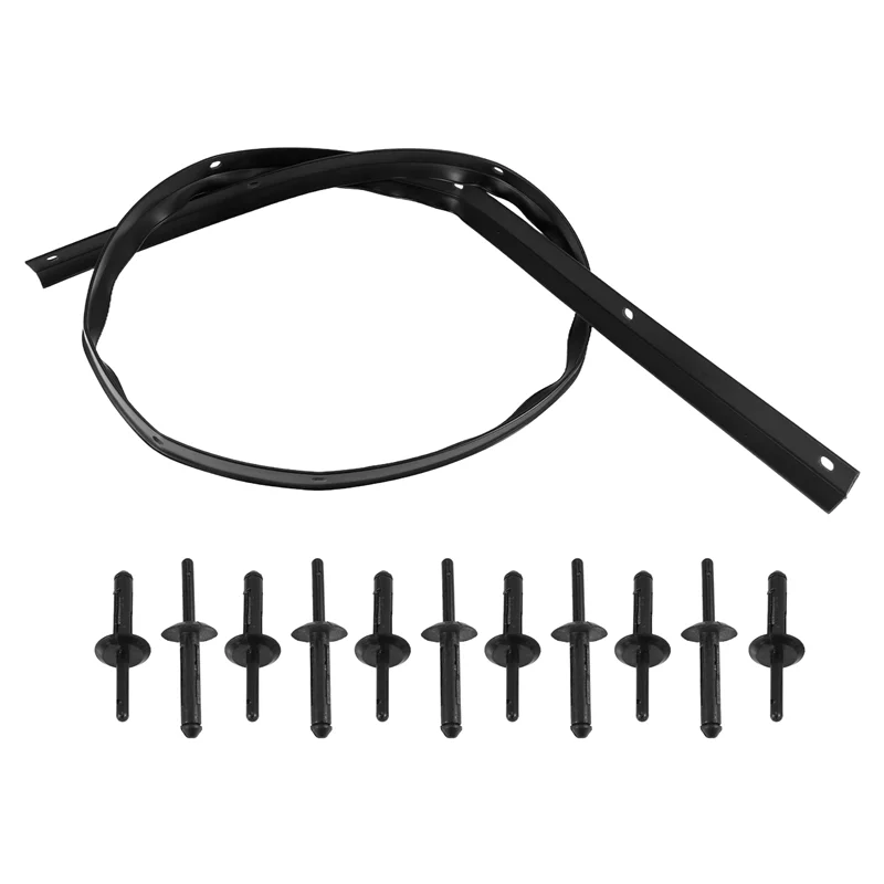 

High Quality Front Fascia Bumper Hood Seal Waterproof With Rivets For Dodge Challenger 2008-2019 68051392AB 68051392AA