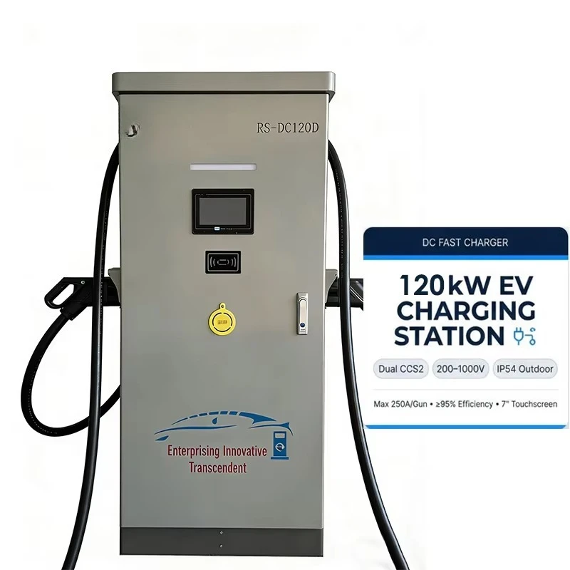 60kW-160kW DC EV Charger Level 3 Fast Charging Station Floor Standing for Electric Vehicle Bus Logistics Truck