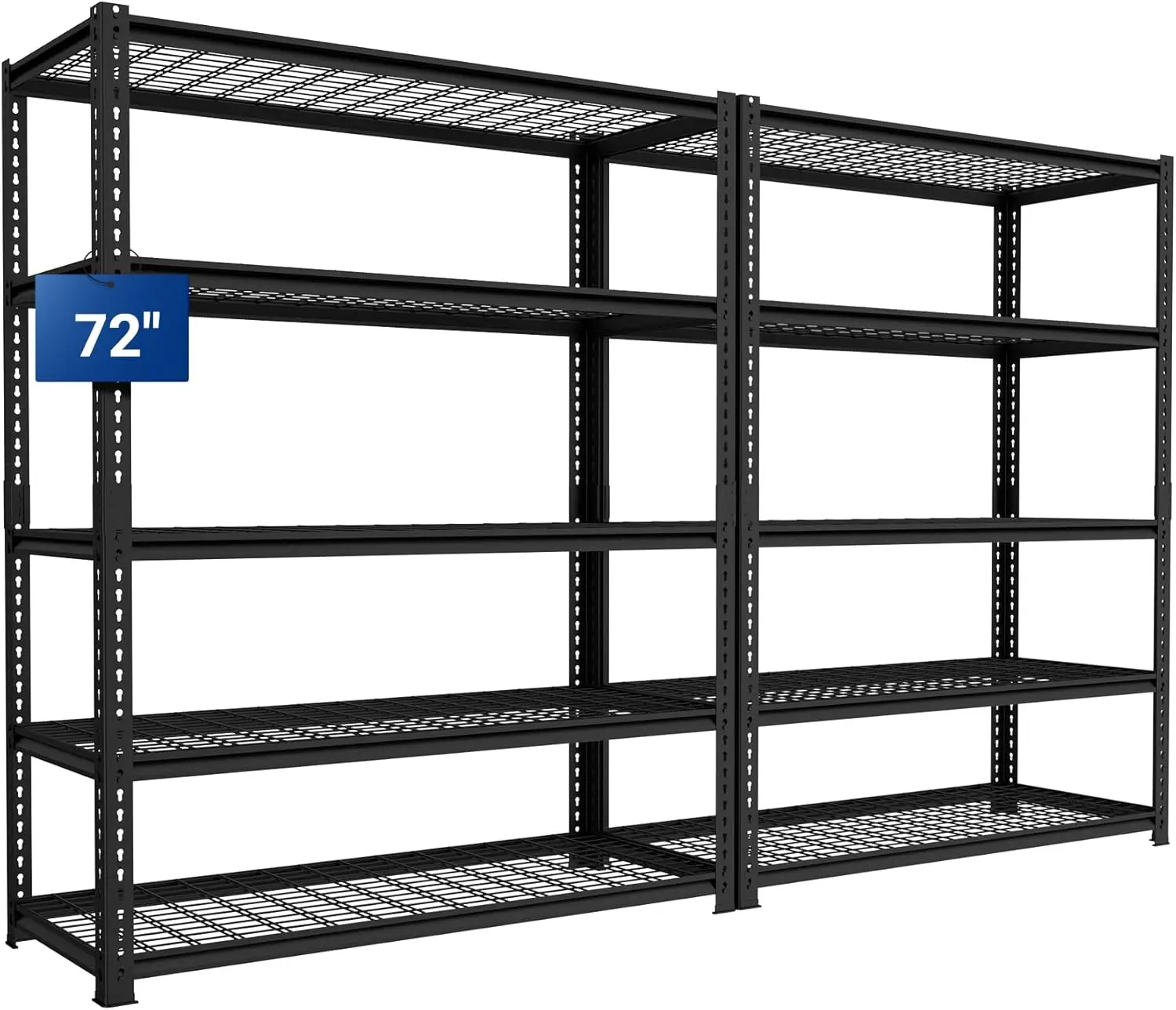 Fleximounts Garage Shelving, Storage Racks And Shelving, Basement Storage Shelves, Garage Storage Shelves, 5-Tier Metal Shelf,