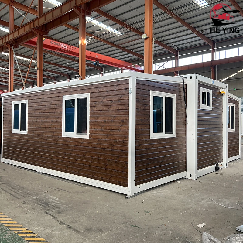Customized Prefab 3 Bedroom Modular Steel Cabin House Ready-Made 20ft And 40ft Container From China For Villa Use