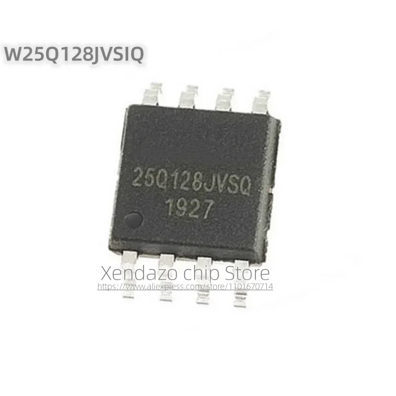 10pcs/lot W25Q128JVSIQ 25Q128JVSQ SOP-8 package Original genuine 128Mbit Memory chip