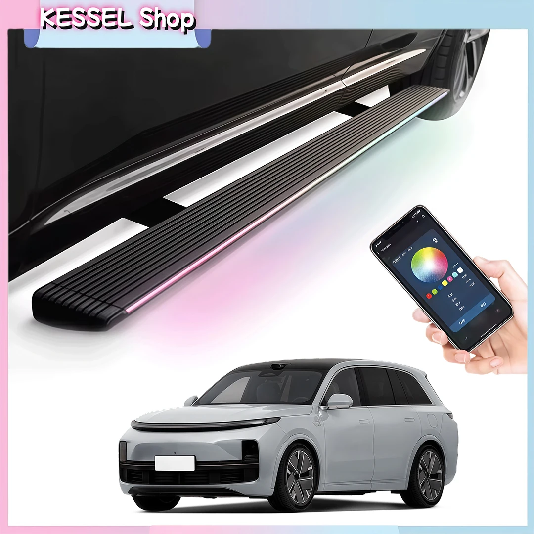 

Deployable Power Side Step with LED Light Electric Running Boards for Lixiang Li Auto L9 2023 2024 2025 2026 Retractable Steps