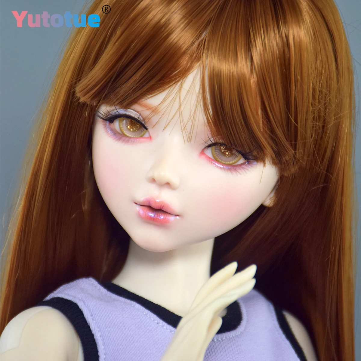 YUTOTUE 56 سنتيمتر ارتفاع دمية أنثى جميلة كبيرة BJD دمية لعبة ماكياج مرسومة باليد نابض بالحياة